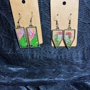 home made antiques style earrings